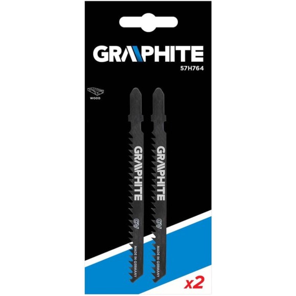 Полотно (2 шт; 8TPI; хвостовик T) для электролобзика GRAPHITE 57H764