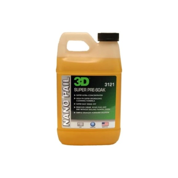 Автошампунь 3D Super Pre Soak 3121G01 обезжириватель, 3.78 л 020531 Автошампунь 3D Super Pre Soak 3121G01 обезжириватель, 3.78 л 020531