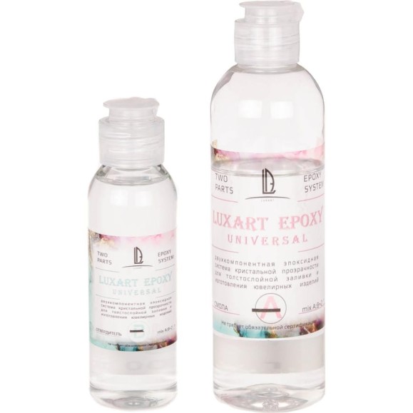 Эпоксидная смола Luxart Epoxy прозрачная, 300 г EPW01V0300