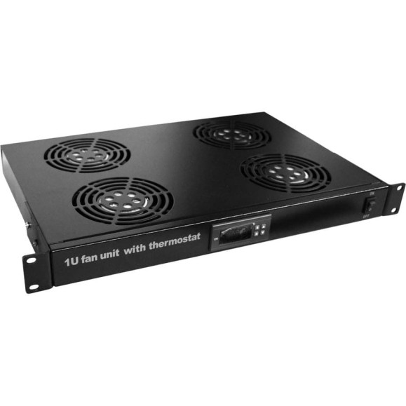 Блок 4-х вентиляторов TWT 19, с подшипниками, с термостатом, 1U CBB-FANB4-RACK-T Блок 4-х вентиляторов TWT 19, с подшипниками, с термостатом, 1U CBB-FANB4-RACK-T