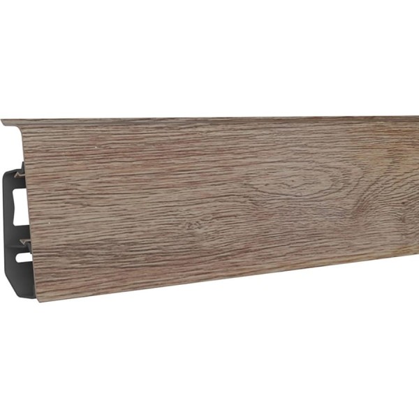 Плинтус ВОЛШЕБНАЯ ПАЛОЧКА Home ПВХ 7016 (1 шт, 70 мм, 2,2 м) УТ000073646