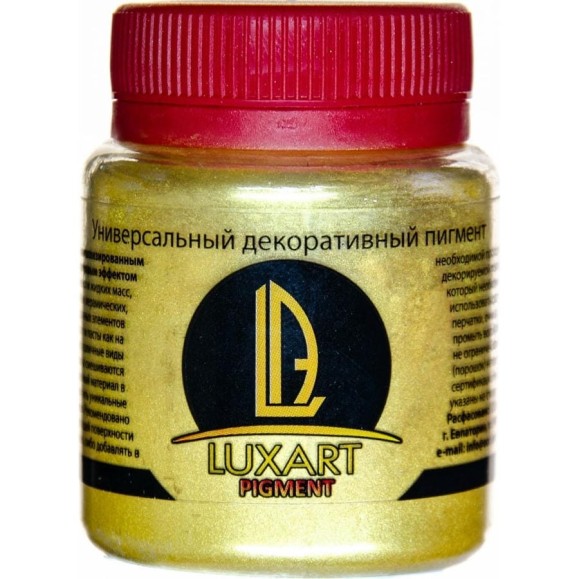 Декоративный пигмент Luxart Pigment золото, 0.025 кг PG01BV0025 Декоративный пигмент Luxart Pigment золото, 0.025 кг PG01BV0025