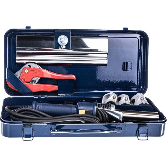 Комплект для сварки полипропиленовых труб DYTRON TraceWeld MINI P-4a 650 W, blue 4531 Комплект для сварки полипропиленовых труб DYTRON TraceWeld MINI P-4a 650 W, blue 4531