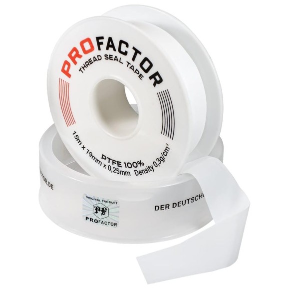 ФУМ лента PROFACTOR PF Professional белая Ф85 мм 19мм х 0,25мм х 15м PF FE 530 ФУМ лента PROFACTOR PF Professional белая Ф85 мм 19мм х 0,25мм х 15м PF FE 530