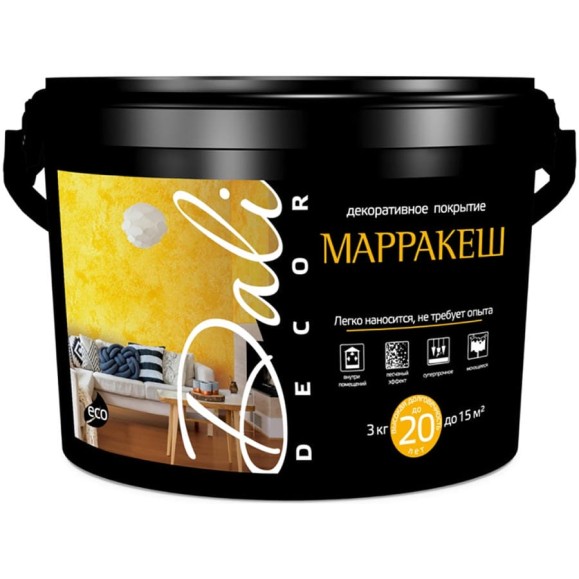 Декоративная штукатурка DALI-DECOR Марракеш Золото 6 кг  53349
