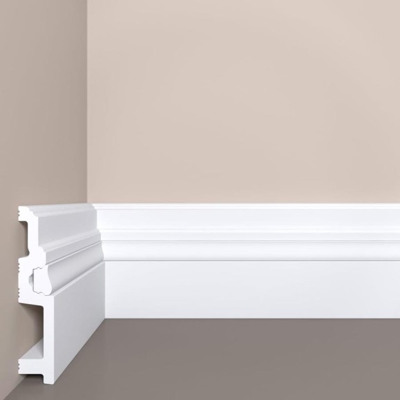 Напольный плинтус bello deco XPS П 6 120x24 мм 00-00103638 Напольный плинтус bello deco XPS П 6 120x24 мм 00-00103638