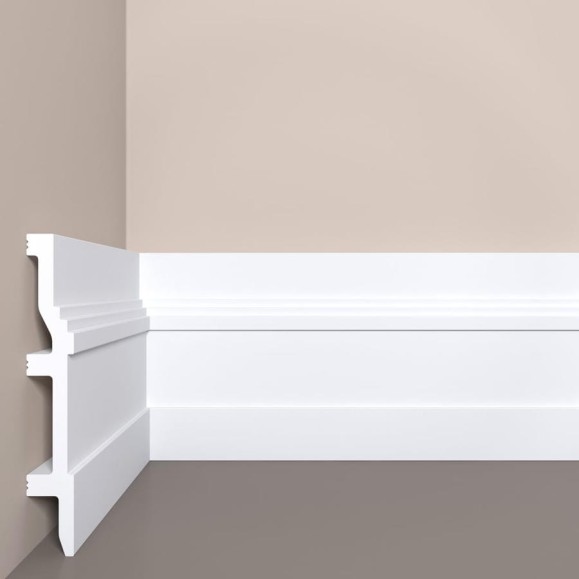 Напольный плинтус bello deco XPS П 8 150x22 мм 00-00004591 Напольный плинтус bello deco XPS П 8 150x22 мм 00-00004591
