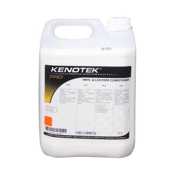 Кондиционер для кожи и пластика Kenotek Vinyl / Leather Conditioner 5 л 020152 Кондиционер для кожи и пластика Kenotek Vinyl / Leather Conditioner 5 л 020152