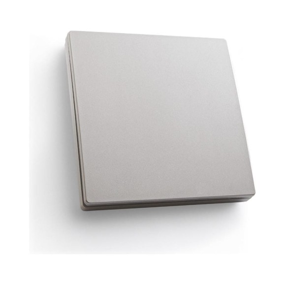 Одноклавишный беспроводной выключатель-кнопка FERON TM81 230V, 500W, серебро 41719