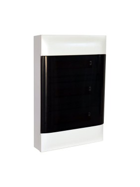 Пластиковый щиток Legrand Practibox S Навесной 3X18 Дымчатая дверь 137618 Пластиковый щиток Legrand Practibox S Навесной 3X18 Дымчатая дверь 137618