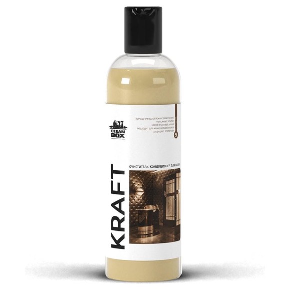 Очиститель-кондиционер для кожи CleanBox Kraft 0,25л 1318025 Очиститель-кондиционер для кожи CleanBox Kraft 0,25л 1318025