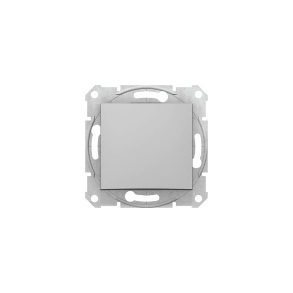 Перекрестный переключатель Systeme Electric Sedna Алюминий 1-клавишный 10А сх.7 SE SDN0500160