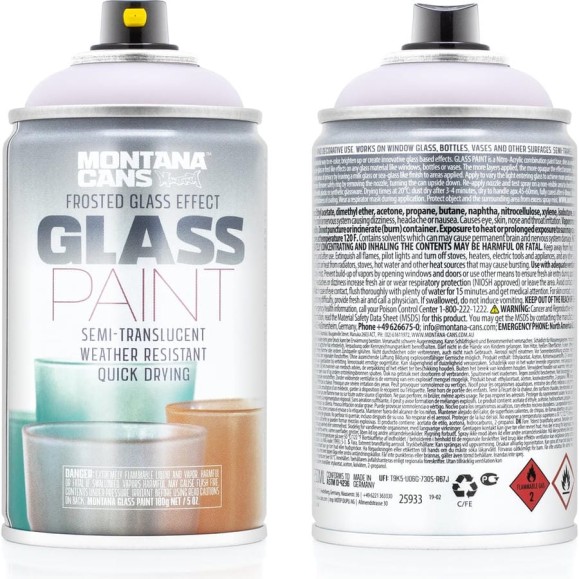 Краска MONTANA GLASS PAINT розовая, 0.25 л GP3225 Краска MONTANA GLASS PAINT розовая, 0.25 л GP3225