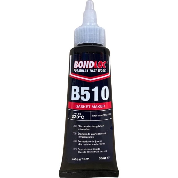 Фланцевый анаэробный герметик для жестких фланцев Bondloc B510 высокотемпературный, 50 мл B51050ML Фланцевый анаэробный герметик для жестких фланцев Bondloc B510 высокотемпературный, 50 мл B51050ML