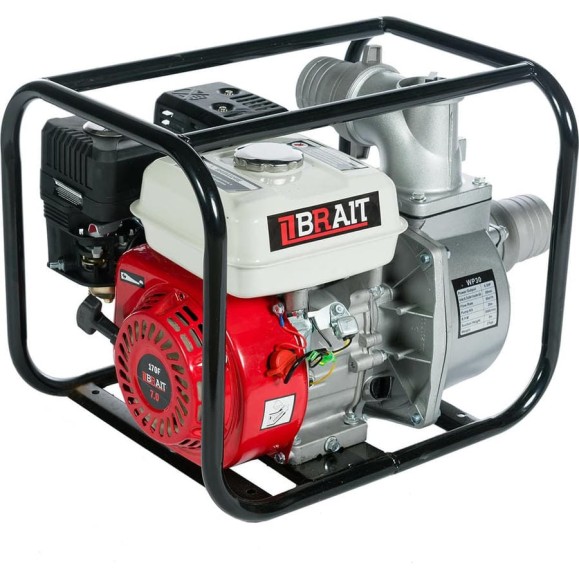 Бензиновая мотопомпа BRAIT BR-WP-30(7) 15.01.003.037 Бензиновая мотопомпа BRAIT BR-WP-30(7) 15.01.003.037