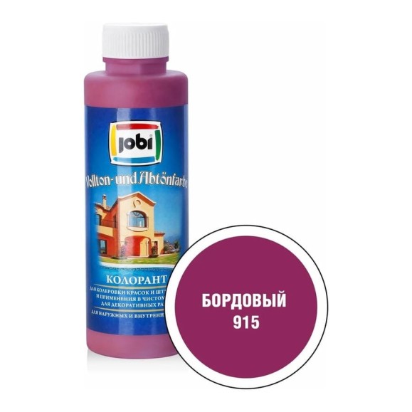 Колорант № 915 JOBI (бордовый; 500 мл) 12899 Колорант № 915 JOBI (бордовый; 500 мл) 12899
