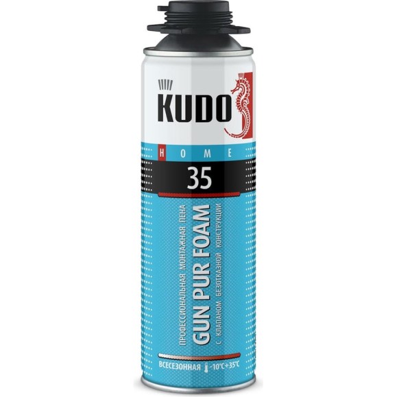 Полиуретановая монтажная профессиональная всесезонная пена KUDO HOME 35 KUPHP06U35 Полиуретановая монтажная профессиональная всесезонная пена KUDO HOME 35 KUPHP06U35