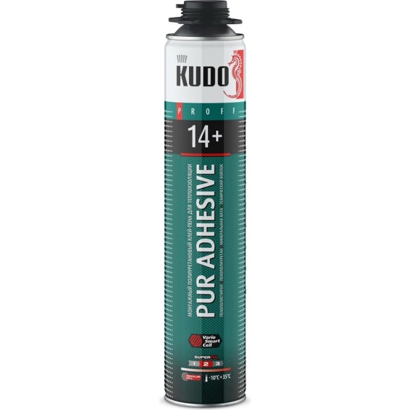 Полиуретановый монтажный профессиональный всесезонный клей-пена KUDO PROFF 14+ APS 1000 мл KUPP10UAPS Полиуретановый монтажный профессиональный всесезонный клей-пена KUDO PROFF 14+ APS 1000 мл KUPP10UAPS