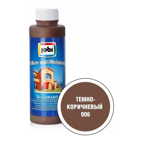 Колорант № 906 JOBI (темно-коричневый; 500 мл) 12897 Колорант № 906 JOBI (темно-коричневый; 500 мл) 12897