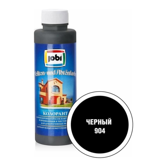 Колорант № 904 JOBI (черный; 500 мл) 11172 Колорант № 904 JOBI (черный; 500 мл) 11172