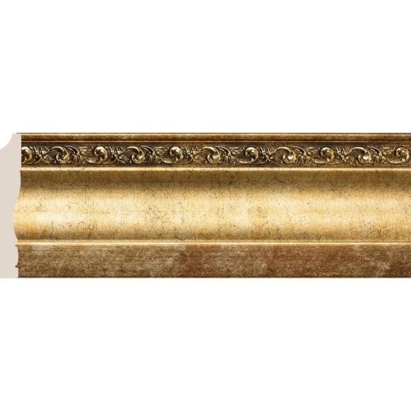 Декоративный плинтус Cosca Decor 95 античное золото СПБ016621 Декоративный плинтус Cosca Decor 95 античное золото СПБ016621