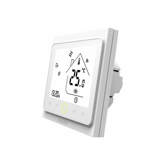 Термостат для электрического отопления пола Moes WiFi Thermostat с подсветкой BHT-002-GBLWW Термостат для электрического отопления пола Moes WiFi Thermostat с подсветкой BHT-002-GBLWW