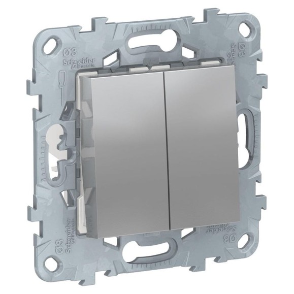 2-клавишный перекрестный переключатель Systeme Electric UNICA NEW NU521530 2-клавишный перекрестный переключатель Systeme Electric UNICA NEW NU521530
