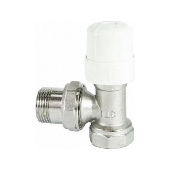 Термостатический клапан STI угловой Ду15 (1/2") Ру10 D220-01833