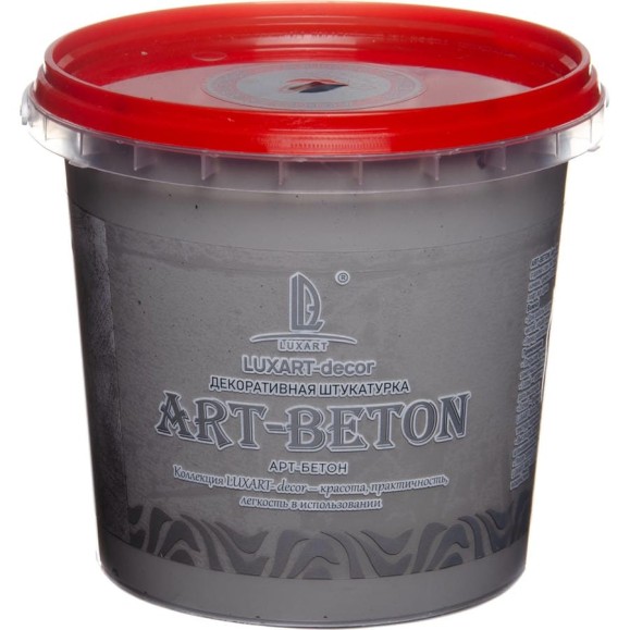 Декоративная штукатурка Luxart Арт бетон Decor Art Beton Bareliefo серая, 1 кг LDA02BV0010 Декоративная штукатурка Luxart Арт бетон Decor Art Beton Bareliefo серая, 1 кг LDA02BV0010