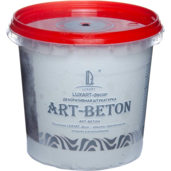 Декоративная штукатурка Luxart Арт бетон Decor Art Beton Bareliefo белая, 1 кг LDA01BV0010 Декоративная штукатурка Luxart Арт бетон Decor Art Beton Bareliefo белая, 1 кг LDA01BV0010