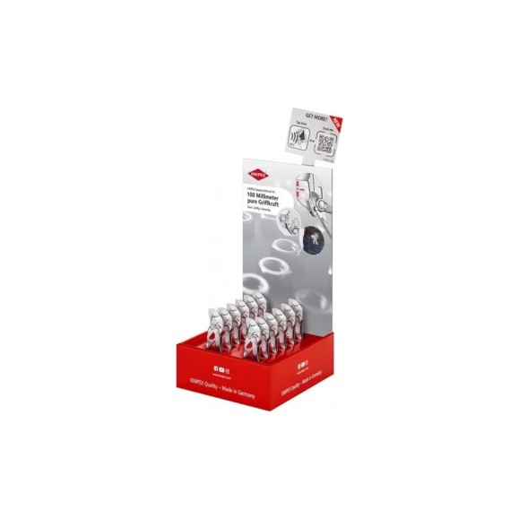 Укомплектованный дисплей KNIPEX, переставные клещи-гаечный ключ KN-8604100 12 шт. KN-001801V42 Укомплектованный дисплей KNIPEX, переставные клещи-гаечный ключ KN-8604100 12 шт. KN-001801V42