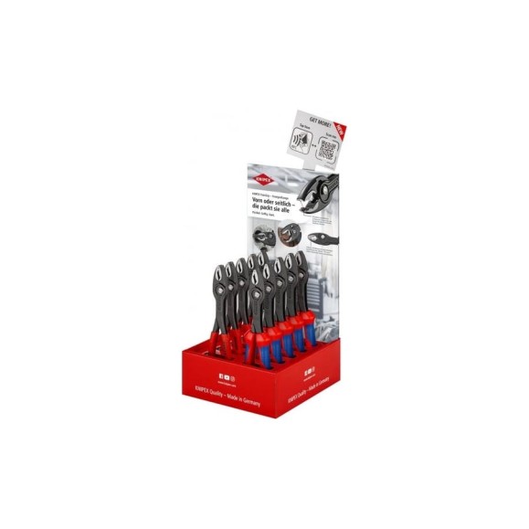 Укомплектованный дисплей KNIPEX, TwinGrip плоскогубцы захватные 10 шт KN-001801V41 Укомплектованный дисплей KNIPEX, TwinGrip плоскогубцы захватные 10 шт KN-001801V41