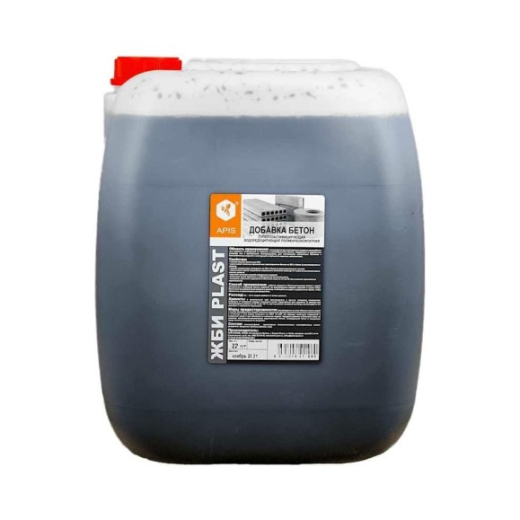 Добавка в бетонные растворы APIS ЖБИ PLAST (канистра; 22 кг) 4665296517371 Добавка в бетонные растворы APIS ЖБИ PLAST (канистра; 22 кг) 4665296517371