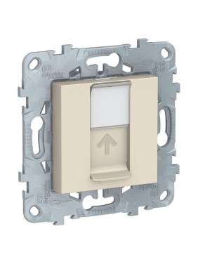 Лицевая панель RJ45 Systeme Electric Unica New KEYSTONE/SYSTIMAX, бежевый NU546144 Лицевая панель RJ45 Systeme Electric Unica New KEYSTONE/SYSTIMAX, бежевый NU546144