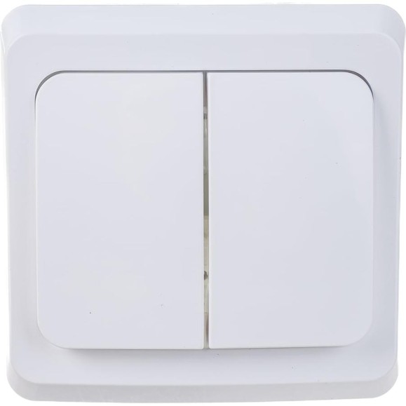 Двухклавишный выключатель Systeme Electric СП Этюд 10А IP20 белый BC10-002B Двухклавишный выключатель Systeme Electric СП Этюд 10А IP20 белый BC10-002B