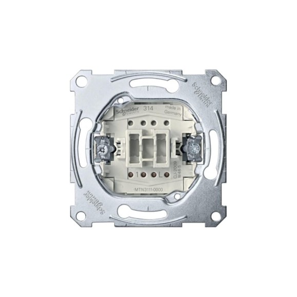 Механизм 2-клавишного переключателя Systeme Electric Merten QuickFlex SE MTN3126-0000 Механизм 2-клавишного переключателя Systeme Electric Merten QuickFlex SE MTN3126-0000