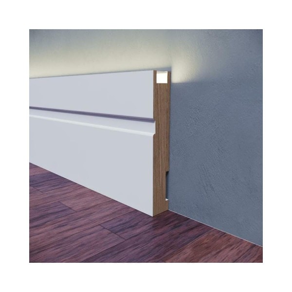 Напольный плинтус Evrowood 100x16x2000 мм PN102LED