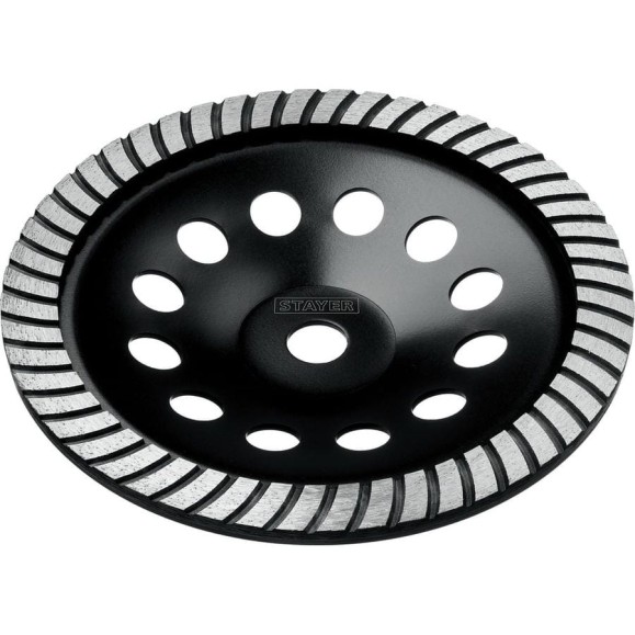 Чашка алмазная сегментированная STAYER Turbo-Plus 230 мм 33380-230 Чашка алмазная сегментированная STAYER Turbo-Plus 230 мм 33380-230