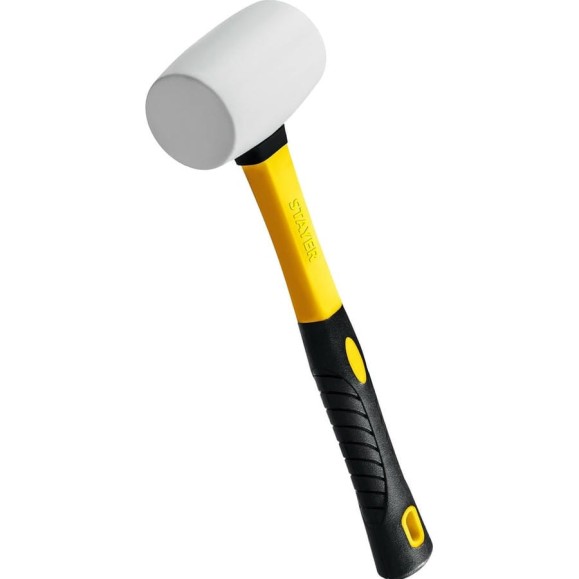 Белая резиновая киянка STAYER 230 г 20533-230 Белая резиновая киянка STAYER 230 г 20533-230