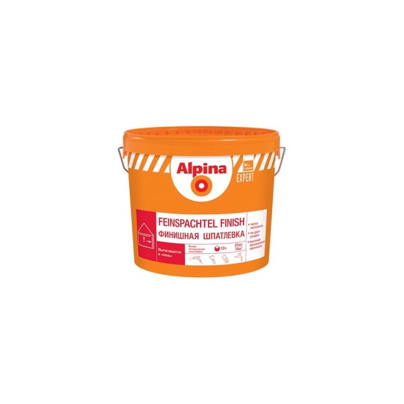 Финишная шпатлевка ALPINA EXPERT Feinspachtel Finish 25 кг 948102196 Финишная шпатлевка ALPINA EXPERT Feinspachtel Finish 25 кг 948102196
