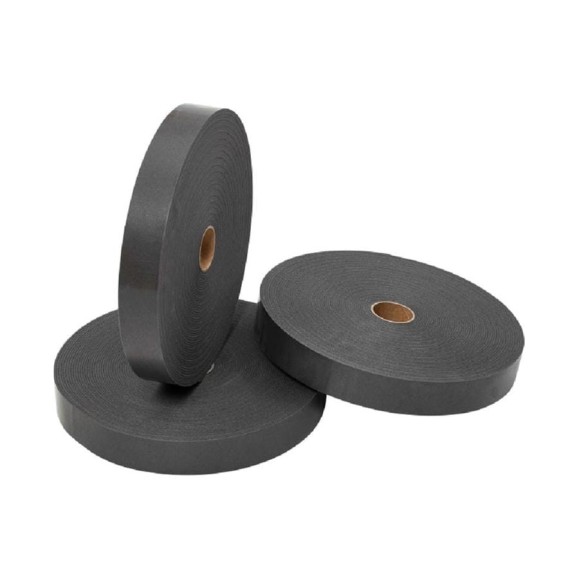 Лента уплотнительная Tectis Nail Tape 3mm, 50мм x 30м, для уплотнения мест по контробрешетке, серая, вспененный полиэтилен 37985