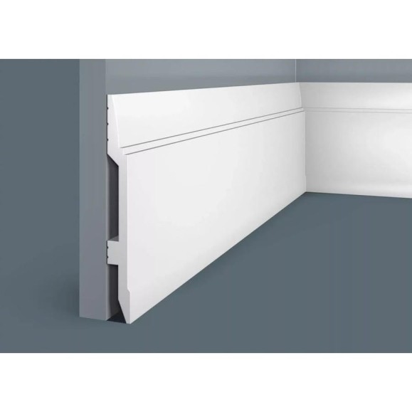 Плинтус Cosca decor PX007 150x17 мм, 2000 мм, экополимер СПБ095886