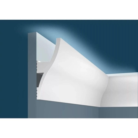 Карниз Cosca decor KX002 120x53 мм, 2000 мм, экополимер СПБ066625 Карниз Cosca decor KX002 120x53 мм, 2000 мм, экополимер СПБ066625