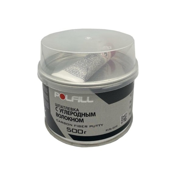 Шпатлевка с углеродным волокном POLFILL 500 г 13-000011