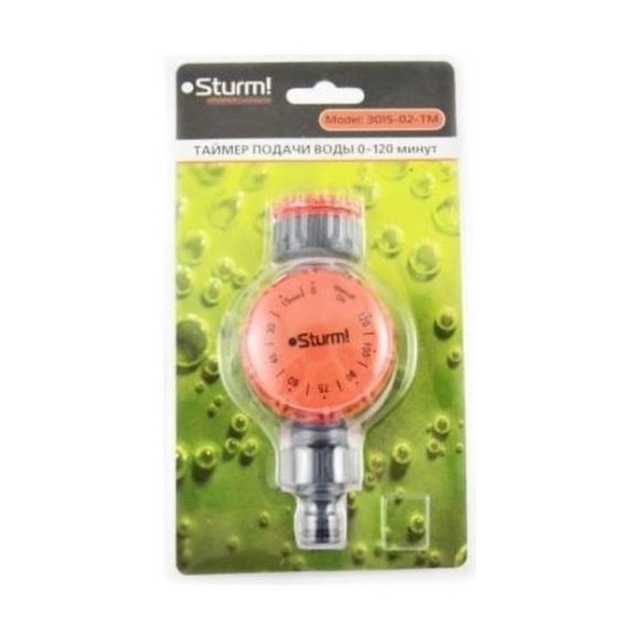 Таймер подачи воды Sturm Classic до 120 минут 3015-02-TM Таймер подачи воды Sturm Classic до 120 минут 3015-02-TM