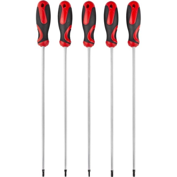 Набор отверток экстрадлинных AV Steel TORX TH15-TH30, 300 мм, 5 предметов AV-921085 Набор отверток экстрадлинных AV Steel TORX TH15-TH30, 300 мм, 5 предметов AV-921085