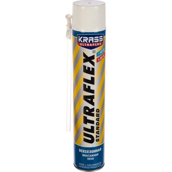 Монтажная пена KRASS ULTRAFLEX Standard Всесезонная Россия 0005286 Монтажная пена KRASS ULTRAFLEX Standard Всесезонная Россия 0005286