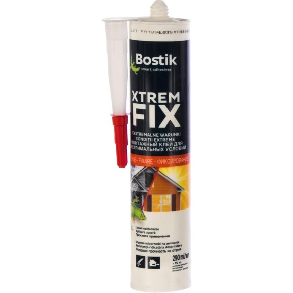 Монтажный клей для экстремальных условий Bostik XTREM FIX 290 мл 30612714 Монтажный клей для экстремальных условий Bostik XTREM FIX 290 мл 30612714