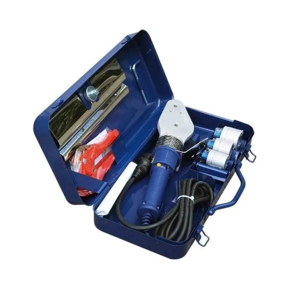 Комплект для сварки полипропиленовых труб DYTRON DT MINI P-4a 850 W, blue 3975 Комплект для сварки полипропиленовых труб DYTRON DT MINI P-4a 850 W, blue 3975