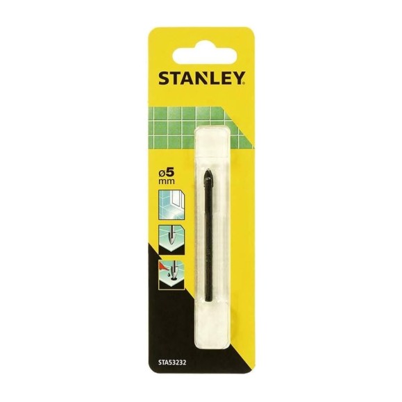 Сверло перьевое по стеклу и керамике 5x58 мм Stanley STA53232-QZ